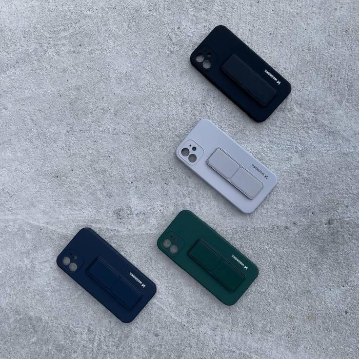 Wozinsky - Wozinsky Kickstand Silicone Skal Phone 11 Pro Max- Grå