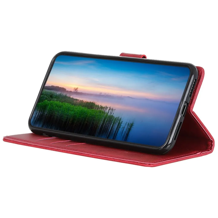 Taltech - Xiaomi 13 Pro 5G Plånboksfodral Mjukt - Röd