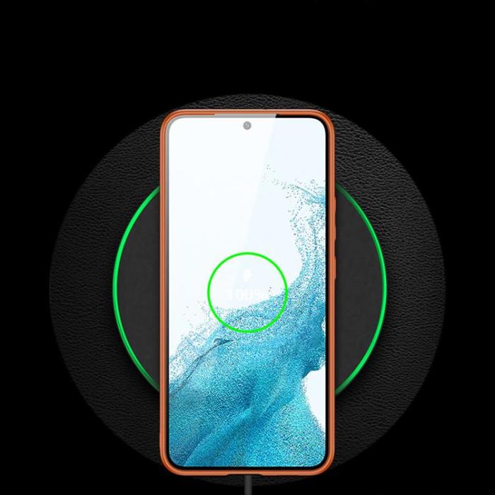 Dux Ducis - DUX DUCIS Galaxy S22 Plus Skal Yolo Elegant Läder - Orange
