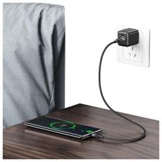 USAMS - USAMS SY USB-A till USB-C Kabel 3A 1,2 m SJ718USB01 - St&aring;l