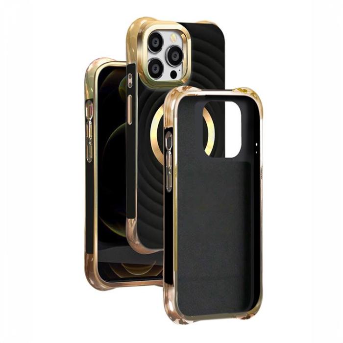 OEM - iPhone 15 Pro Max Mobilskal Magsafe Circle Glam - Svart