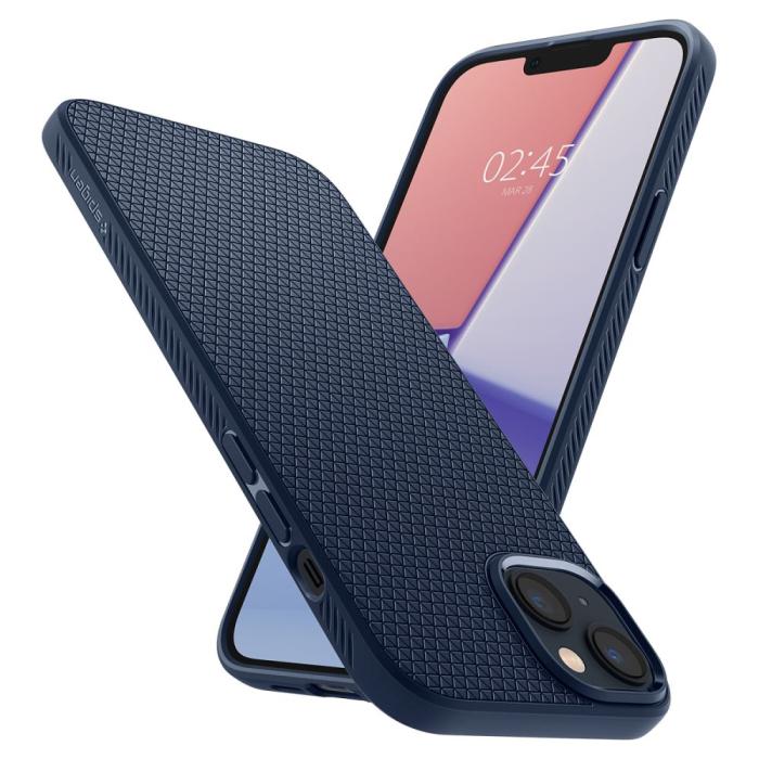 Spigen - Spigen iPhone 14 Plus Skal Liquid Air - Marinblå