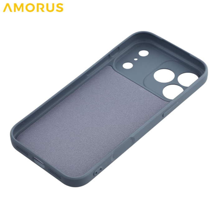 Amorus - AMORUS iPhone 17 Pro Max Mobilskal Precise Cutouts - Lavendelgrå