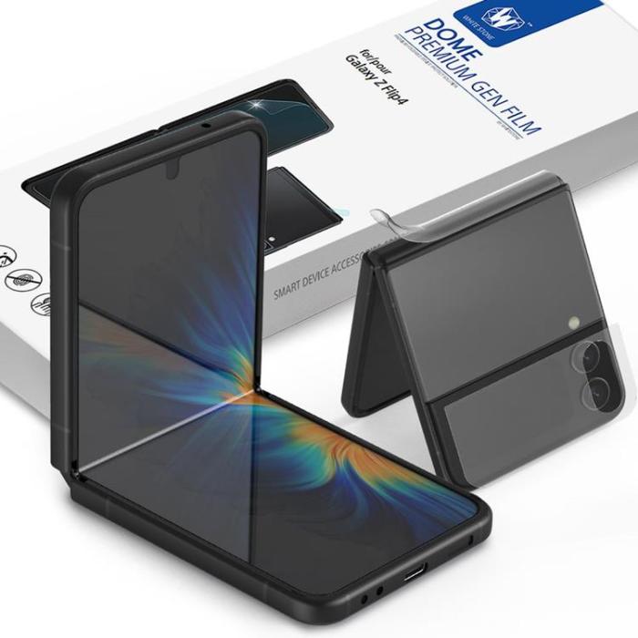 UTGATT - Whitestone Galaxy Z Flip 4 Härdat Glas Skärmskydd Premium Gen Film