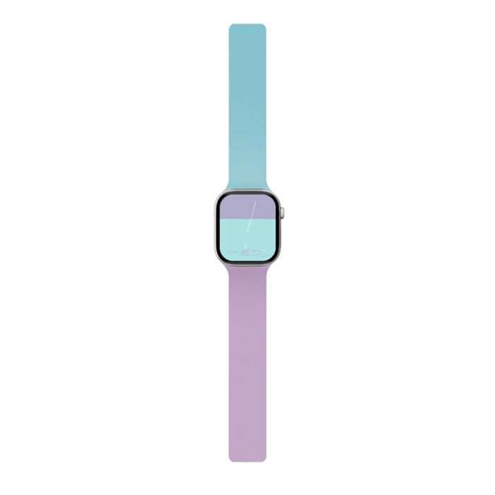 Moft - Moft Apple Watch (38/40/41/42mm) Armband Snap Duo - Marinblå/Aqua