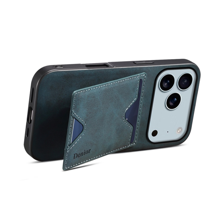 DENIOR - DENIOR iPhone 17 Pro Max Mobilskal Kickstand Korthållare