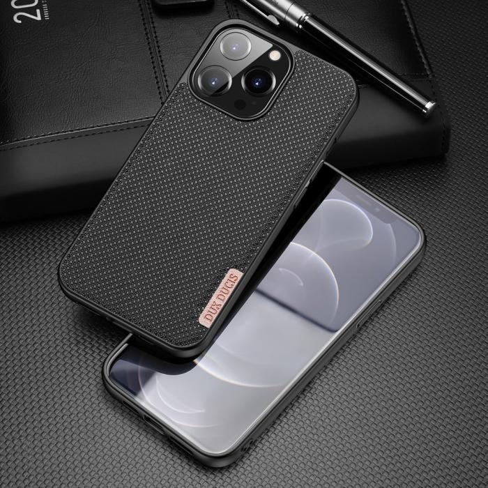 Dux Ducis - Dux Ducis Fino Nylon Skal iPhone 13 Pro - Svart