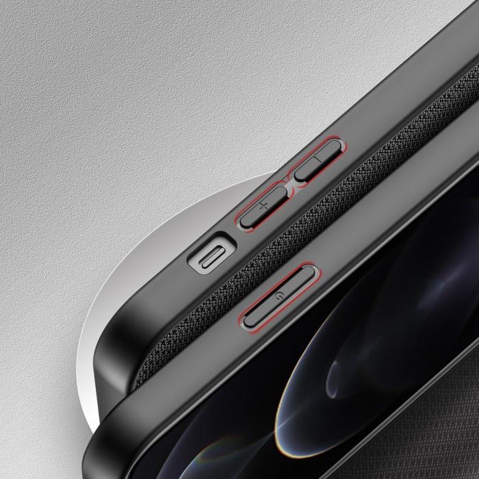 Dux Ducis - Dux Ducis Fino Nylon Skal iPhone 13 Pro - Svart