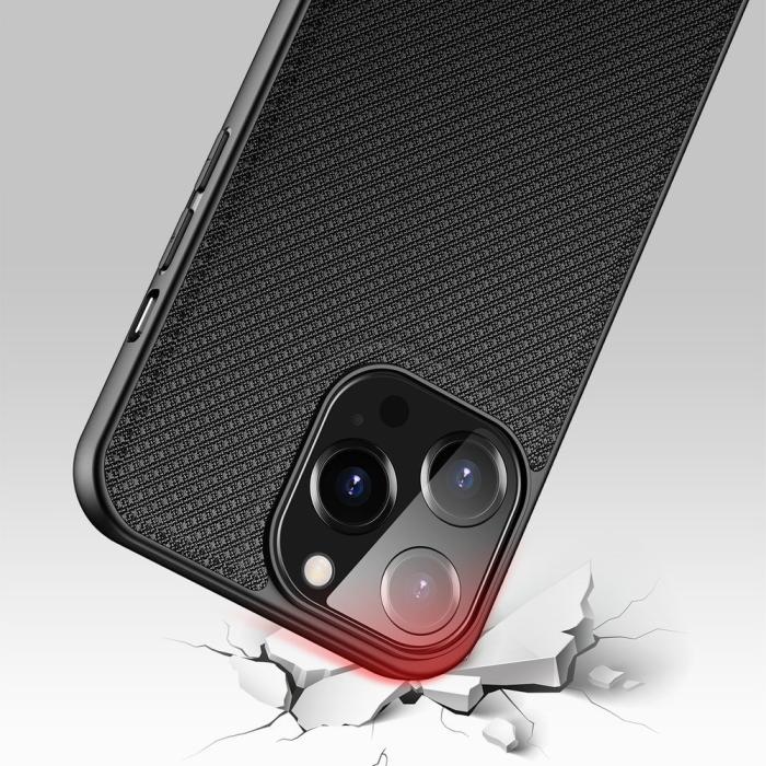 Dux Ducis - Dux Ducis Fino Nylon Skal iPhone 13 Pro - Svart