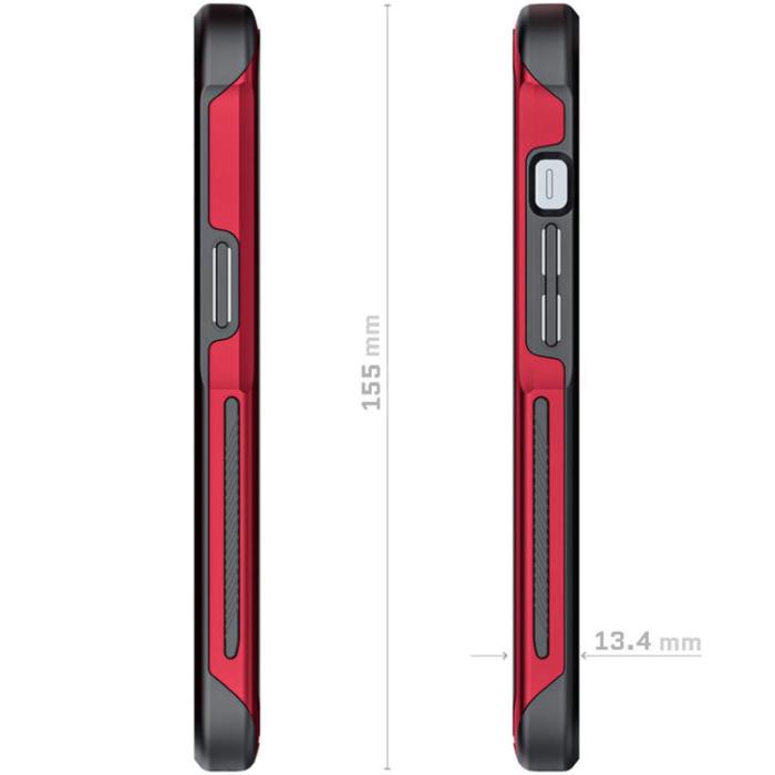 Ghostek - Ghostek Magsafe Atomic Slim Skal iPhone 13 - Röd