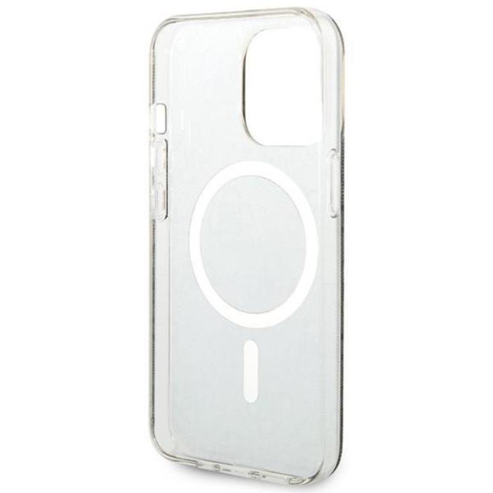 Guess - Guess iPhone 13 Pro Max Magsafe Skal Print + Trådlös Laddare - Rosa