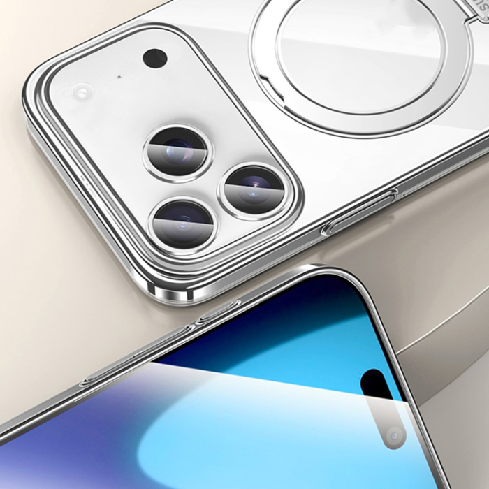 SULADA - SULADA iPhone 17 Pro Mobilskal MagSafe Electroplated - Titansvart