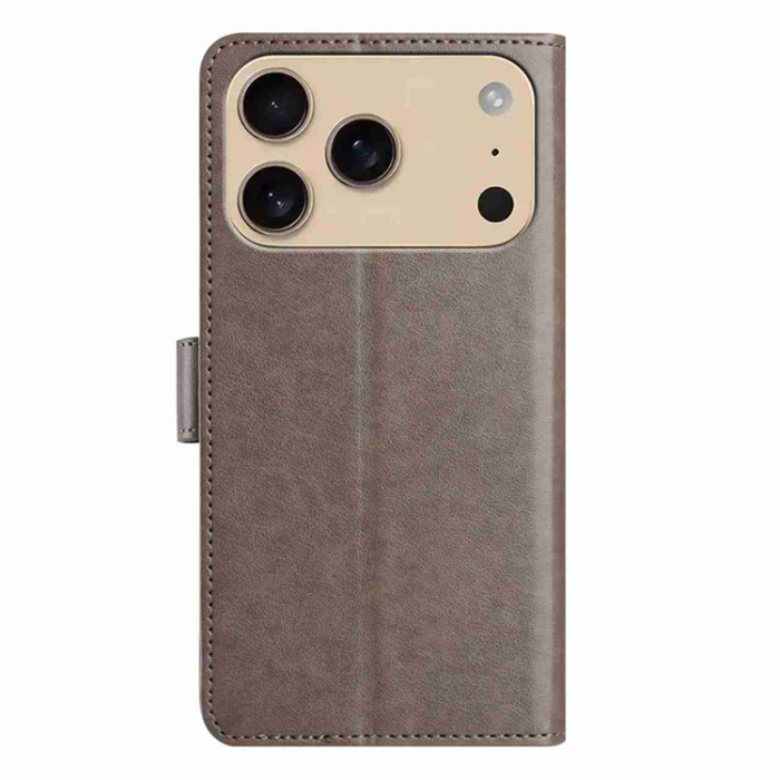 A-One Brand - iPhone 17 Pro Max Plånboksfodral Folio - Grå