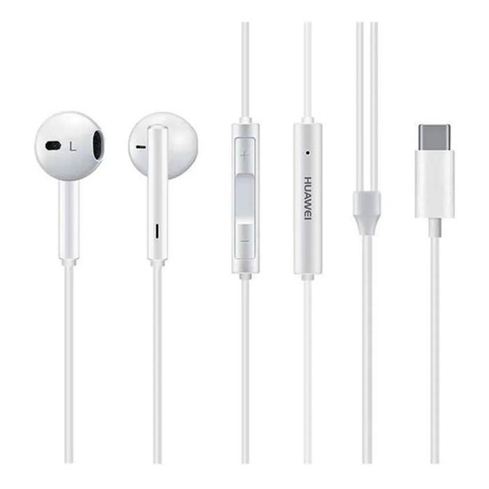 Huawei - Original Stereo Headset Huawei CM33 USB-C Vit bulk