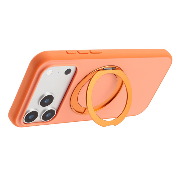 A-One Brand - iPhone 17 Pro Mobilskal MagSafe Rotary Kickstand Skin Touch