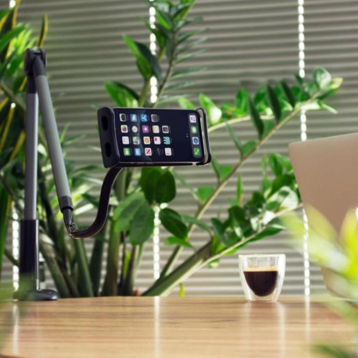 Wozinsky - Wozinsky Long Flexibel Telefon Och Surfplatta Hållare - Svart