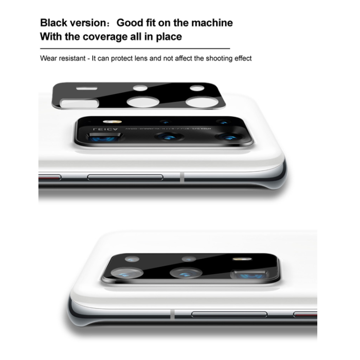 Imak - IMAK Google Pixel 7A Kameralinsskydd i Härdat glas - Svart