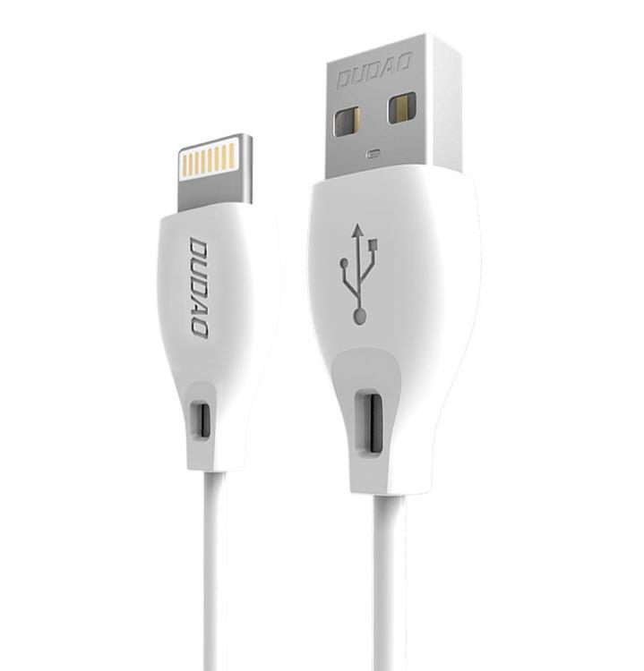 Dudao USB-A till Lightning kabel 2m - Vit | 3541 | AlltMobil