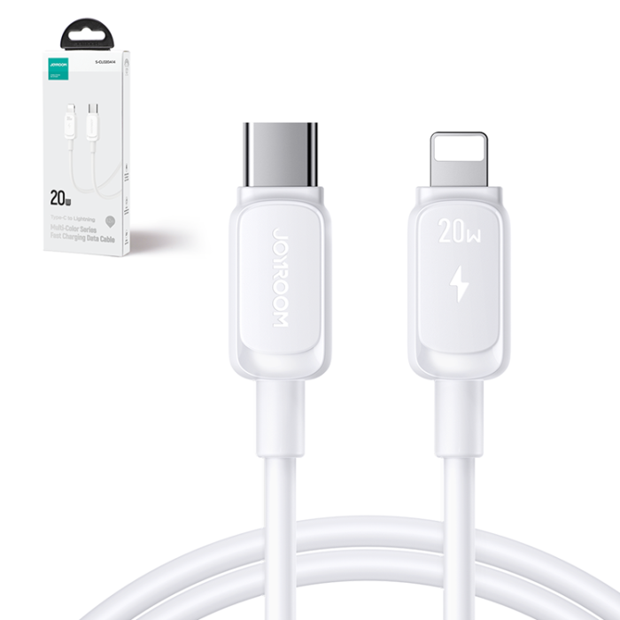 Joyroom - Joyroom USB-C till lightning kabel 20W 1.2m - Vit