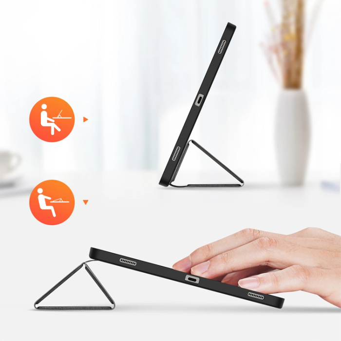 DuxDucis - Dux Ducis Galaxy Tab S10 Plus/S9 Plus/S9 FE Plus Fodral Domo Läder - Svart