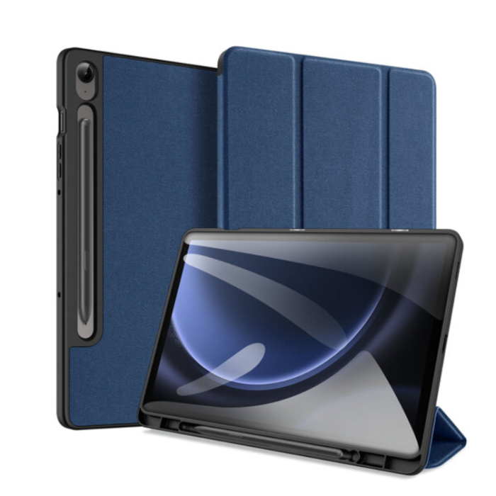 DuxDucis - Dux Ducis Galaxy Tab S9 FE Plus Fodral Domo Eco Läder - Blå