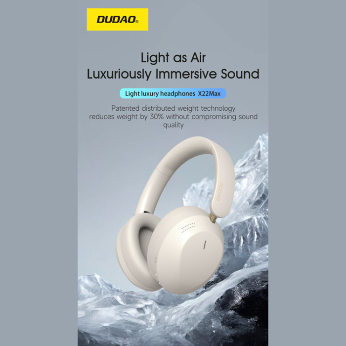 Dudao - Dudao On-Ear Trådlösa Hörlurar Bluetooth 5.4 med ANC X22 Max