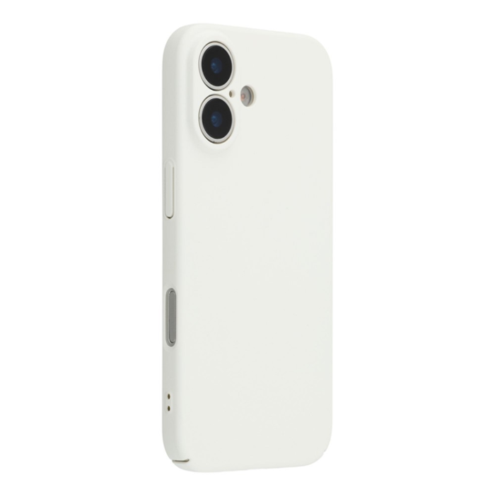 A-One Brand - iPhone 17 Mobilskal Skin-Touch Rubberized Hard PC - Vit