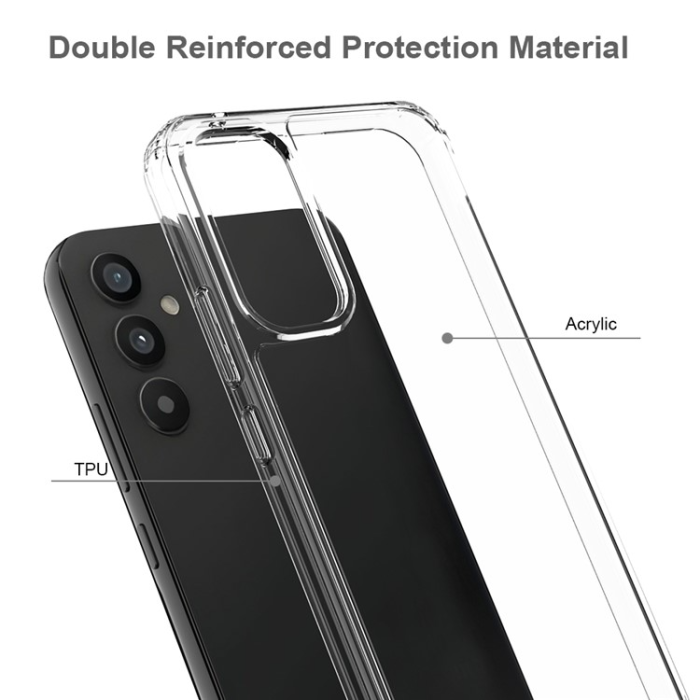 OEM - Galaxy A34 5G Mobilskal Acrylic TPU Anti-Yellowing - Clear