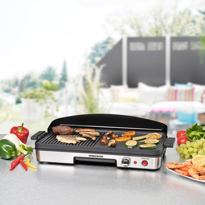 Rommelsbacher - Rommelsbacher Bordsgrill BBQ 2003 1900W Turbo 50X25cm