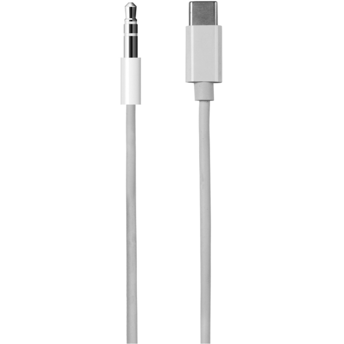 UTGATT1 - Vivanco USB-C 3,5mm Ljudadapterkabel 1m - Vit