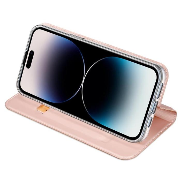 Dux Ducis - Dux Ducis iPhone 15 Pro Max Plånboksfodral Skin Pro - Rosa
