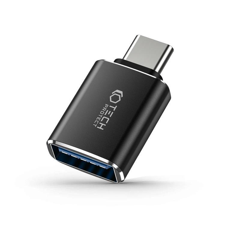 Tech-Protect Adapter USB-C to USB-OTG Ultraboost - Svart | 505295 | AlltMobil