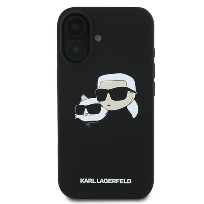 KARL LAGERFELD - KARL LAGERFELD iPhone 16 Plus Mobilskal Magsafe Double Heads