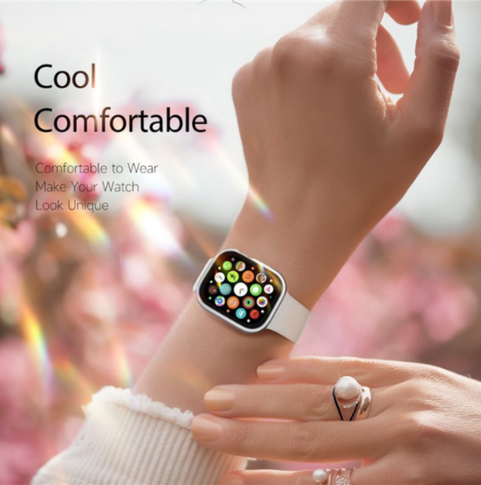 Dux Ducis - DUX DUCIS Apple Watch 7/8 (41mm) Skal Electroplated PC - Rosa Guld