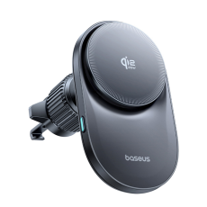 BASEUS - Baseus PrimeTrip VC2 Pro Qi2.2 MagSafe Bilh&aring;llare med Kylfl&auml;kt - Svart