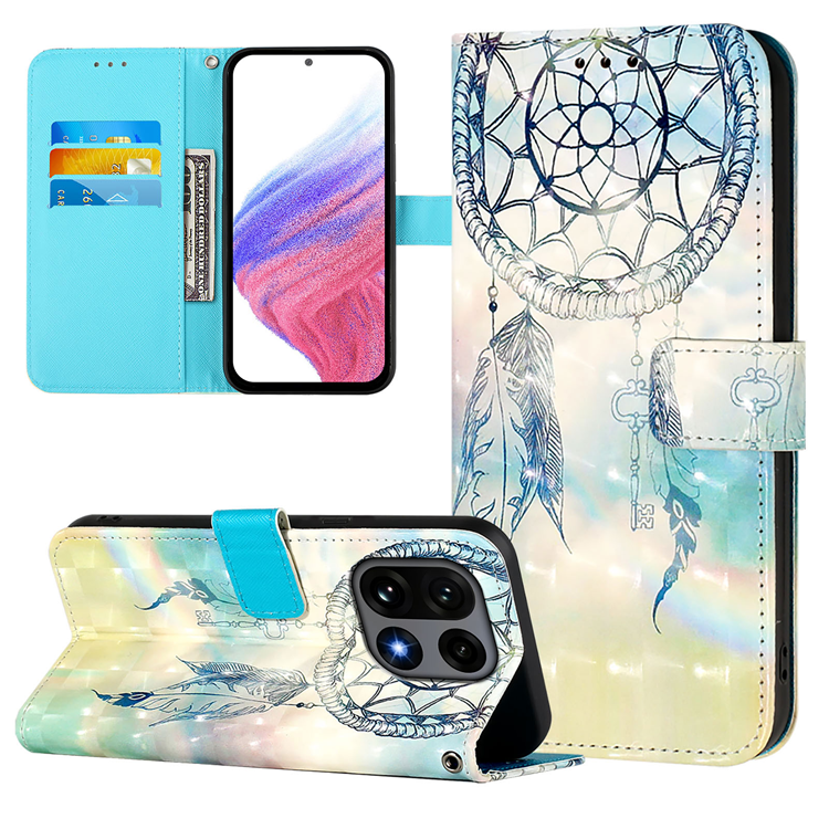 OnePlus 15 Konstläder Plånboksfodral Pattern Printing (Dröm Vindspel) | 2353 | AlltMobil