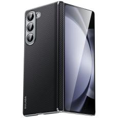SULADA - SULADA Mobilskal till Galaxy Z Fold6 5G Svart L&auml;der+PC Svart