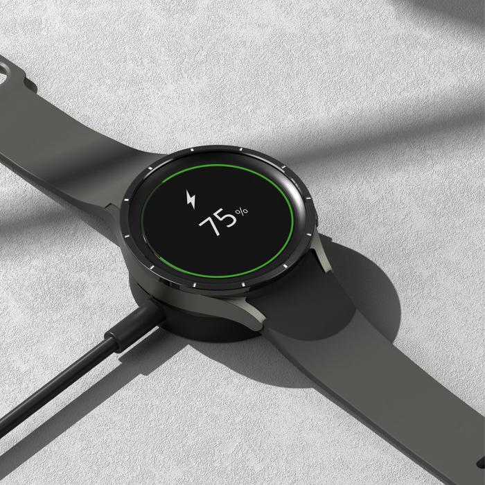 UTGATT5 - Ringke Galaxy Watch 5 Pro (45mm) Skal Bezel Styling Overlay - Silver