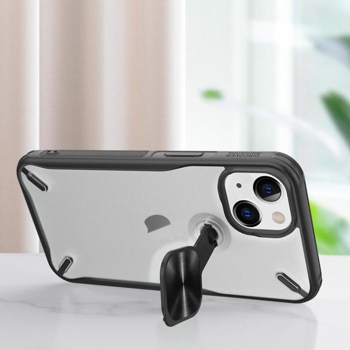 Nillkin - Nillkin Cyclops Foldable Stand Skal iPhone 13 - Svart