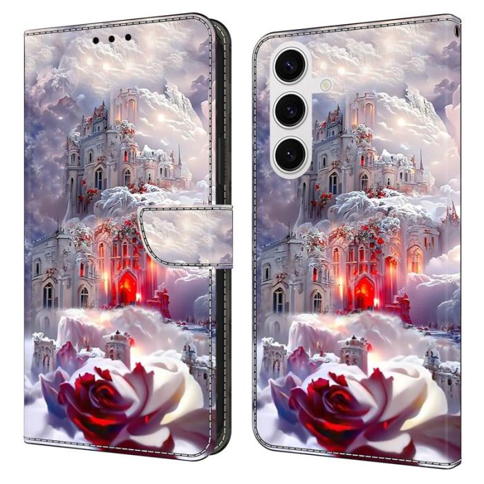 OEM - Plånboksfodral för Samsung Galaxy S26 Konstläder Stativ - Castle