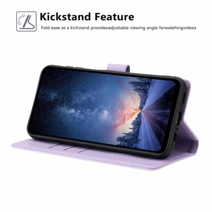 OEM - Plånboksfodral för Samsung Galaxy S26 Konstläder Stativ - Lila