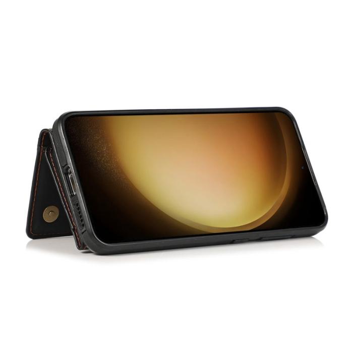 OEM - Plånboksfodral för Samsung Galaxy S26 Tri-Fold Kickstand PU + TPU - Svart