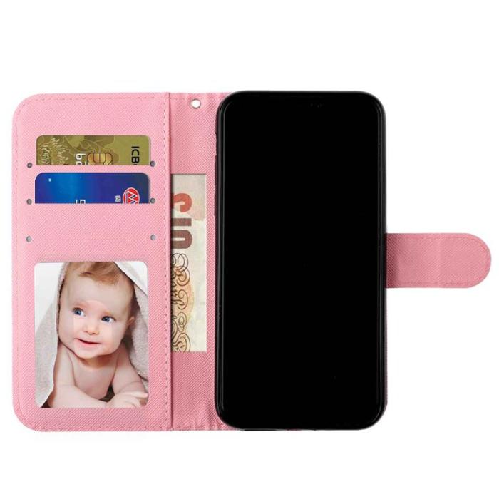 OEM - Plånboksfodral för Samsung Galaxy S26 Ultra 3D-mönster Konstläder - Bär