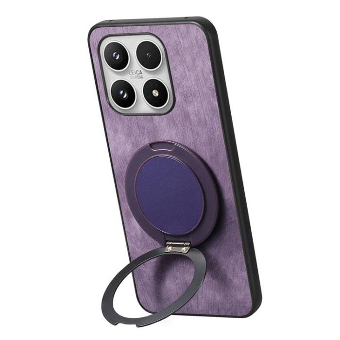 A-One Brand - Mobilskal för Xiaomi 17 Retro Läder Rotating Kickstand