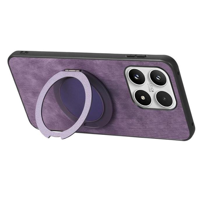 A-One Brand - Mobilskal för Xiaomi 17 Retro Läder Rotating Kickstand