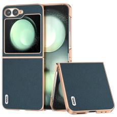 ABEEL - ABEEL Z Flip7 FE 5G Pl&aring;nboksfodral Horizon Series Gr&ouml;n &Auml;kta L&auml;der