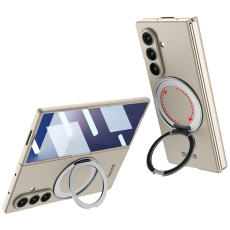 GKK - GKK Galaxy Z Fold 7 Mobilskal Med Skärmfilm - Titangrå