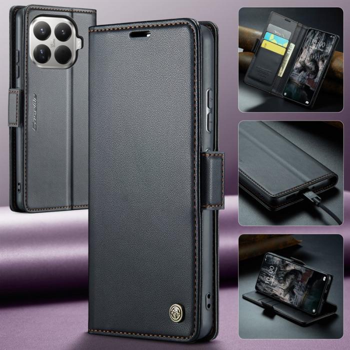Caseme - CASEME 023 Mobilskal till Xiaomi 15T Pro RFID-Skydd Glansig Svart