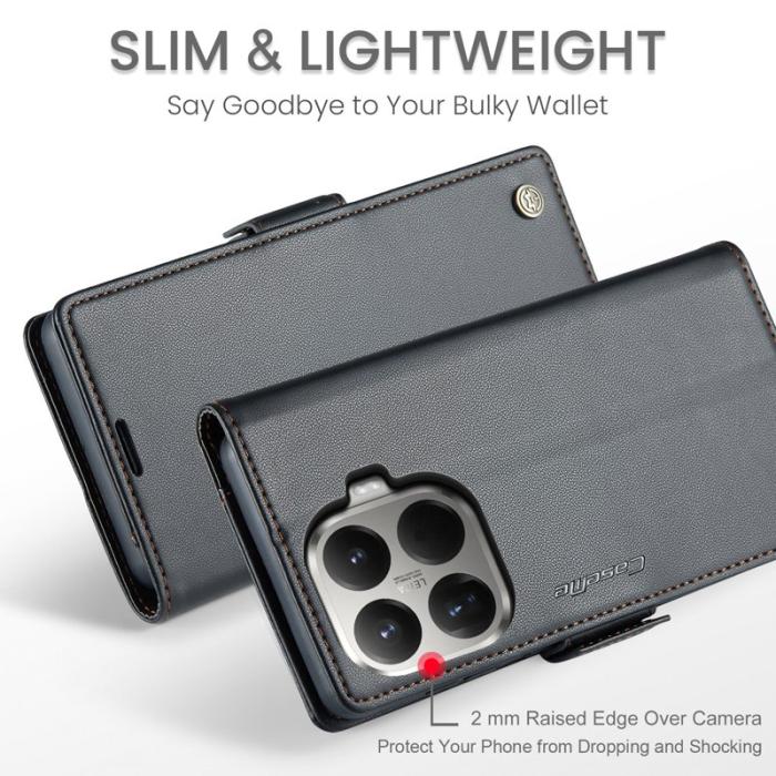 Caseme - CASEME 023 Mobilskal till Xiaomi 15T Pro RFID-Skydd Glansig Svart