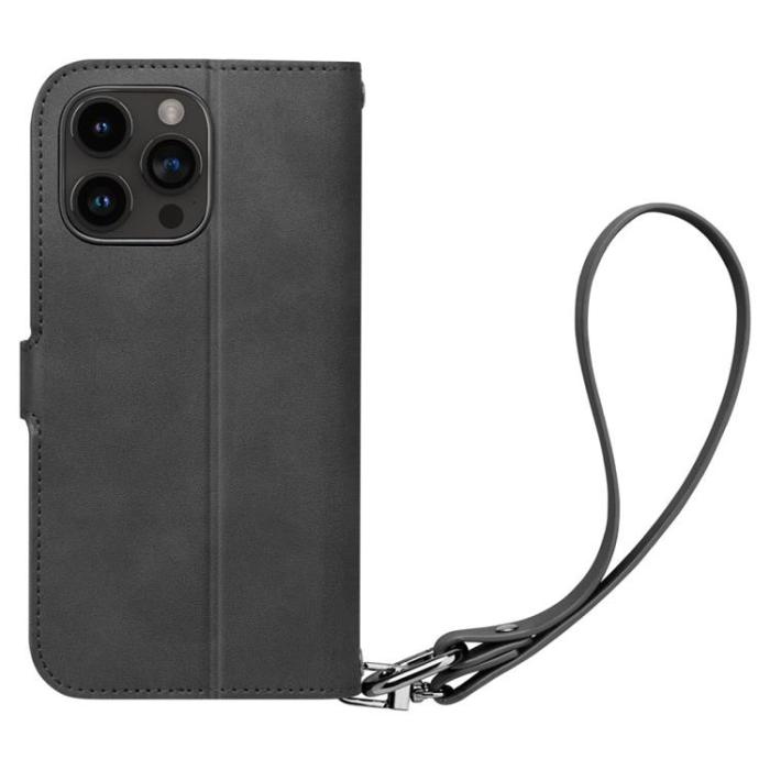 Spigen - Spigen iPhone 15 Pro Plånboksfodral 'S' Pro - Svart